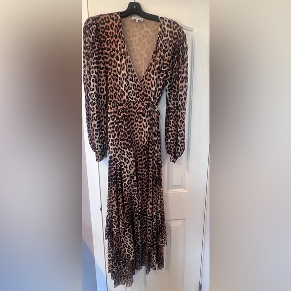 Ganni leopard animal print dress NWOT - Picture 12 of 12